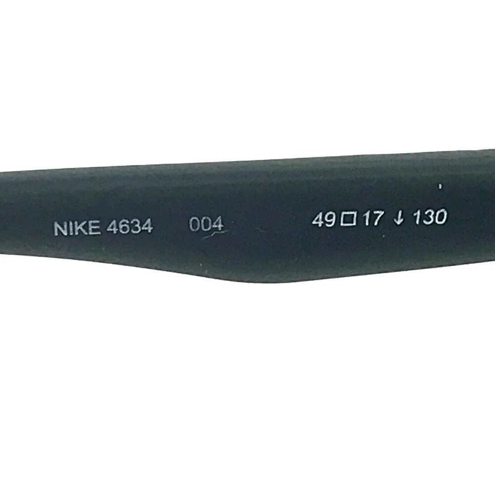 Nike with Flexon Eyeglasses Frames 4634 004 Matte Black Gray Rectangle 49-17-130
